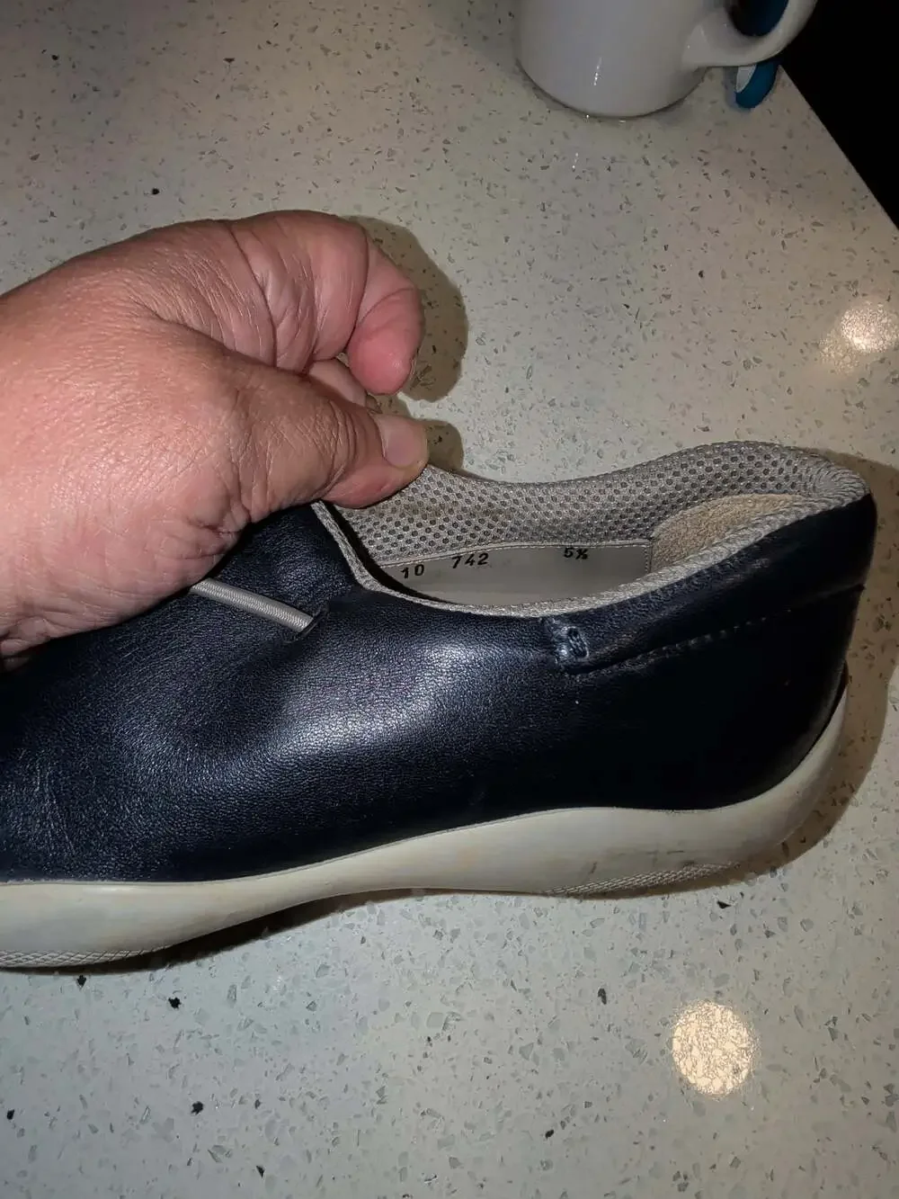 Prada Vintage Leather Slip-On Shoes Casual Loafers Size 5.5